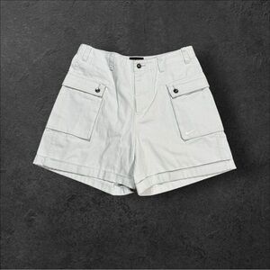 Nike Life Woven‎ Cargo Shorts White Canvas P44 Safari FJ7137 Men’s Size 32
